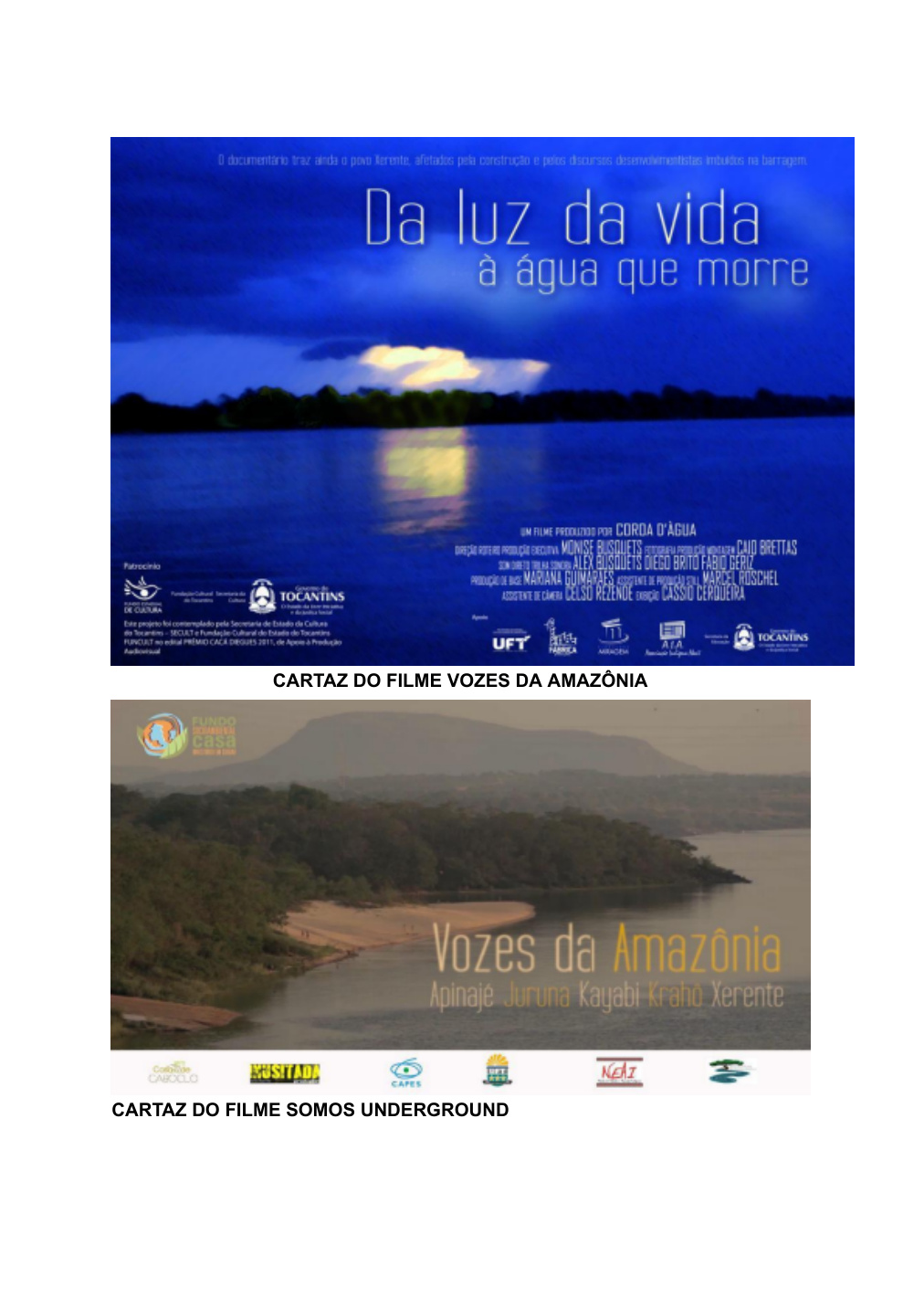 Cartazes de filmes